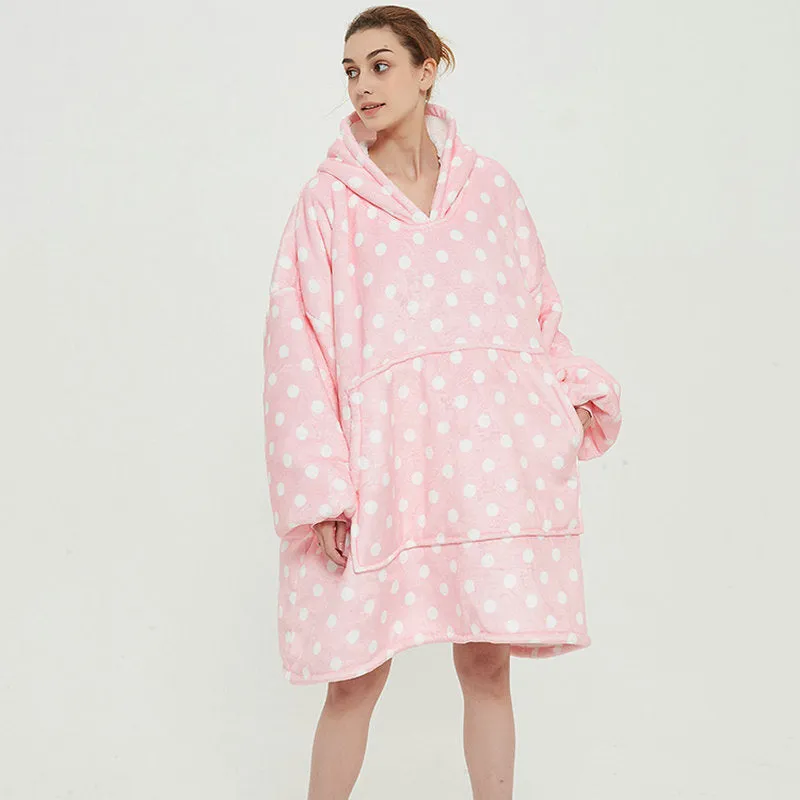 Hooded patterned Large Blanket