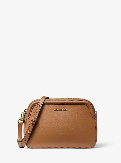 Houston Large Crossgrain Leather Crossbody Bag