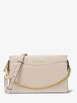 Jet Set Large Leather Chain Crossbody Bag