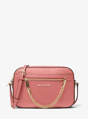 Jet Set Large Saffiano Leather Crossbody Bag | 55683