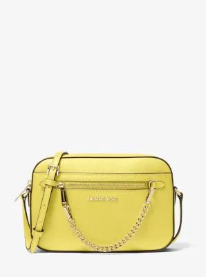 Jet Set Large Saffiano Leather Crossbody Bag | 55683