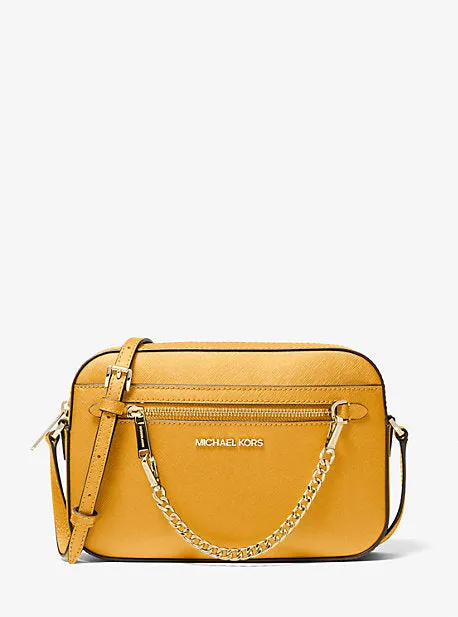 Jet Set Large Saffiano Leather Crossbody Bag | 55683