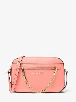 Jet Set Large Saffiano Leather Crossbody Bag | 55683