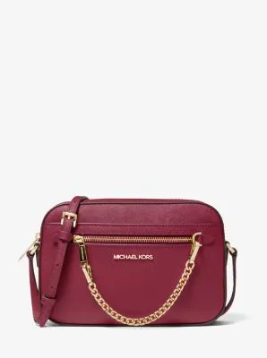 Jet Set Large Saffiano Leather Crossbody Bag | 55683