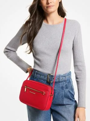 Jet Set Large Saffiano Leather Crossbody Bag | 55683