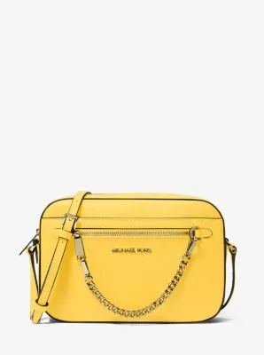 Jet Set Large Saffiano Leather Crossbody Bag | 55683