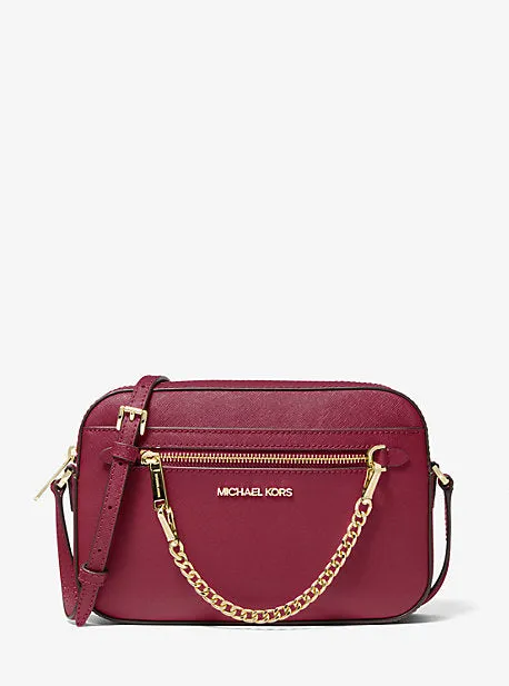 Jet Set Large Saffiano Leather Crossbody Bag | 55683