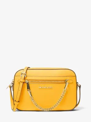 Jet Set Large Saffiano Leather Crossbody Bag | 55683