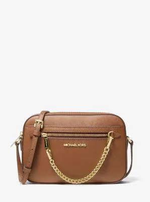 Jet Set Large Saffiano Leather Crossbody Bag | 55683