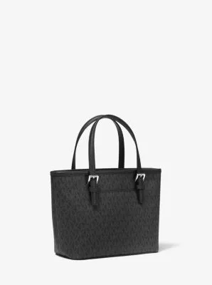 Jet Set Travel Extra-Small Logo Top-Zip Tote Bag