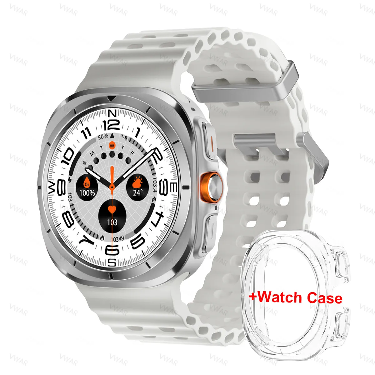 JS Watch 7 Ultra 47mm IP68 Waterproof Bluetooth Call Compass Wireless Charger Smart Watch