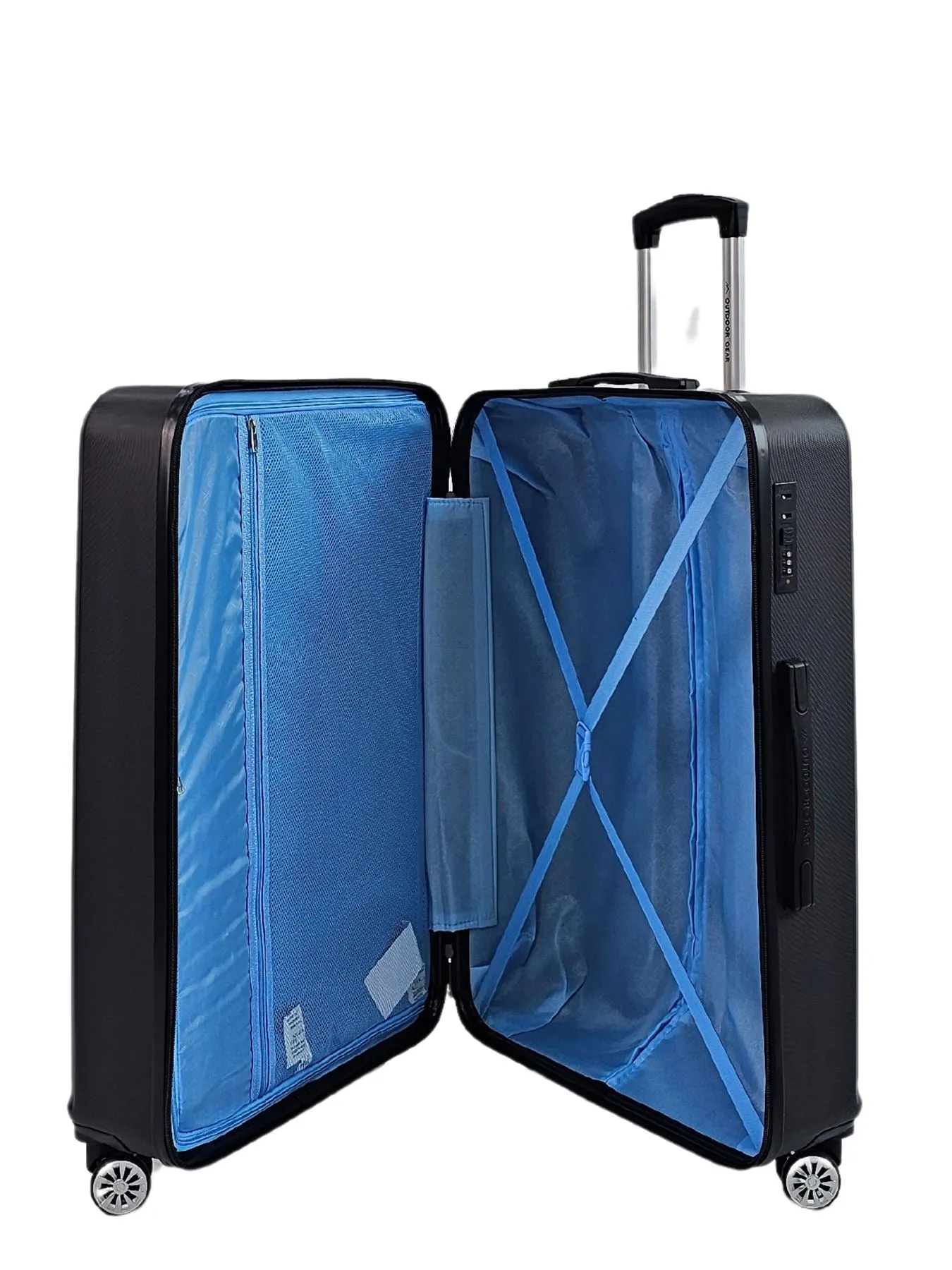 Luggage Suitcase Carry On Hand Cabin Check in Hard-Shell 4 Spinner Trolley Set