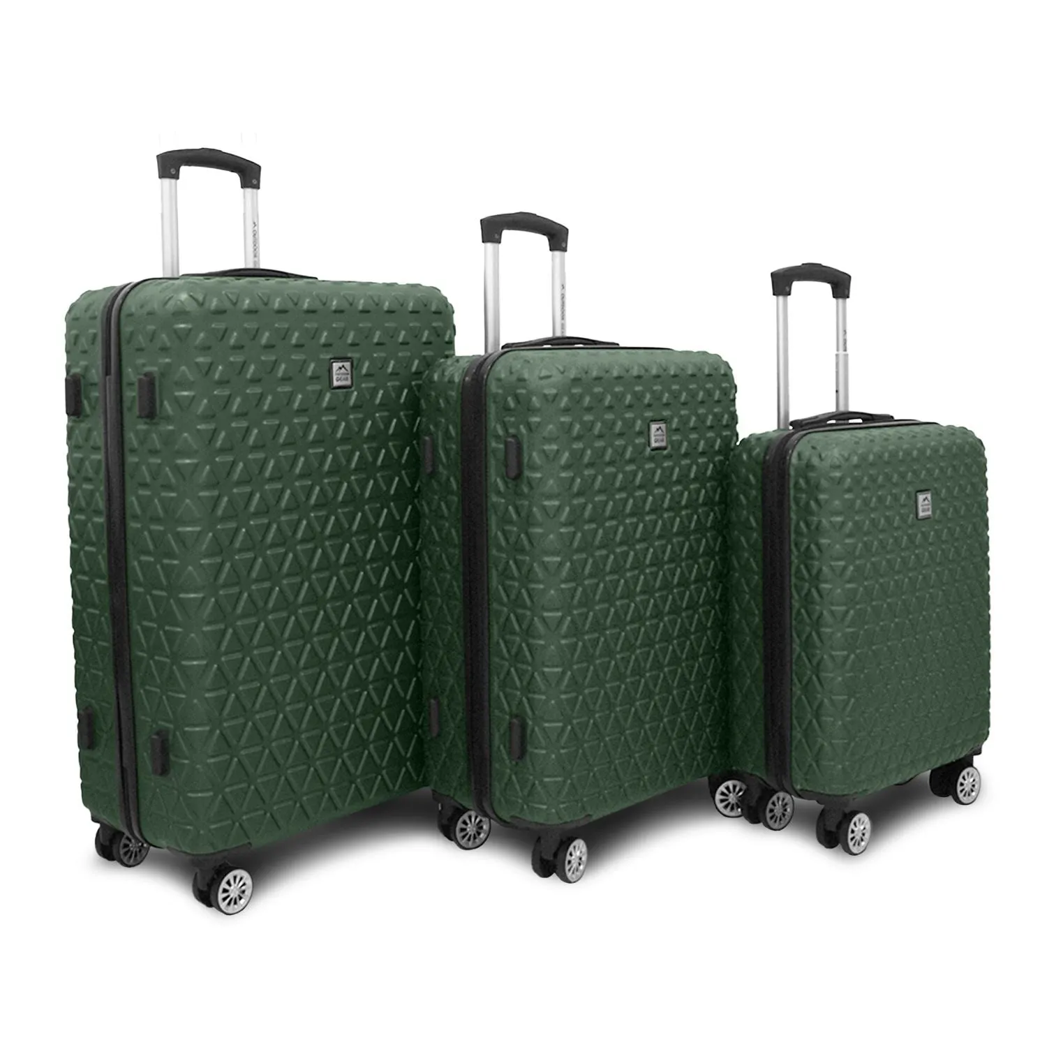 Luggage Suitcase Carry On Hand Cabin Check in Hard-Shell 4 Spinner Wheels Trolley Set