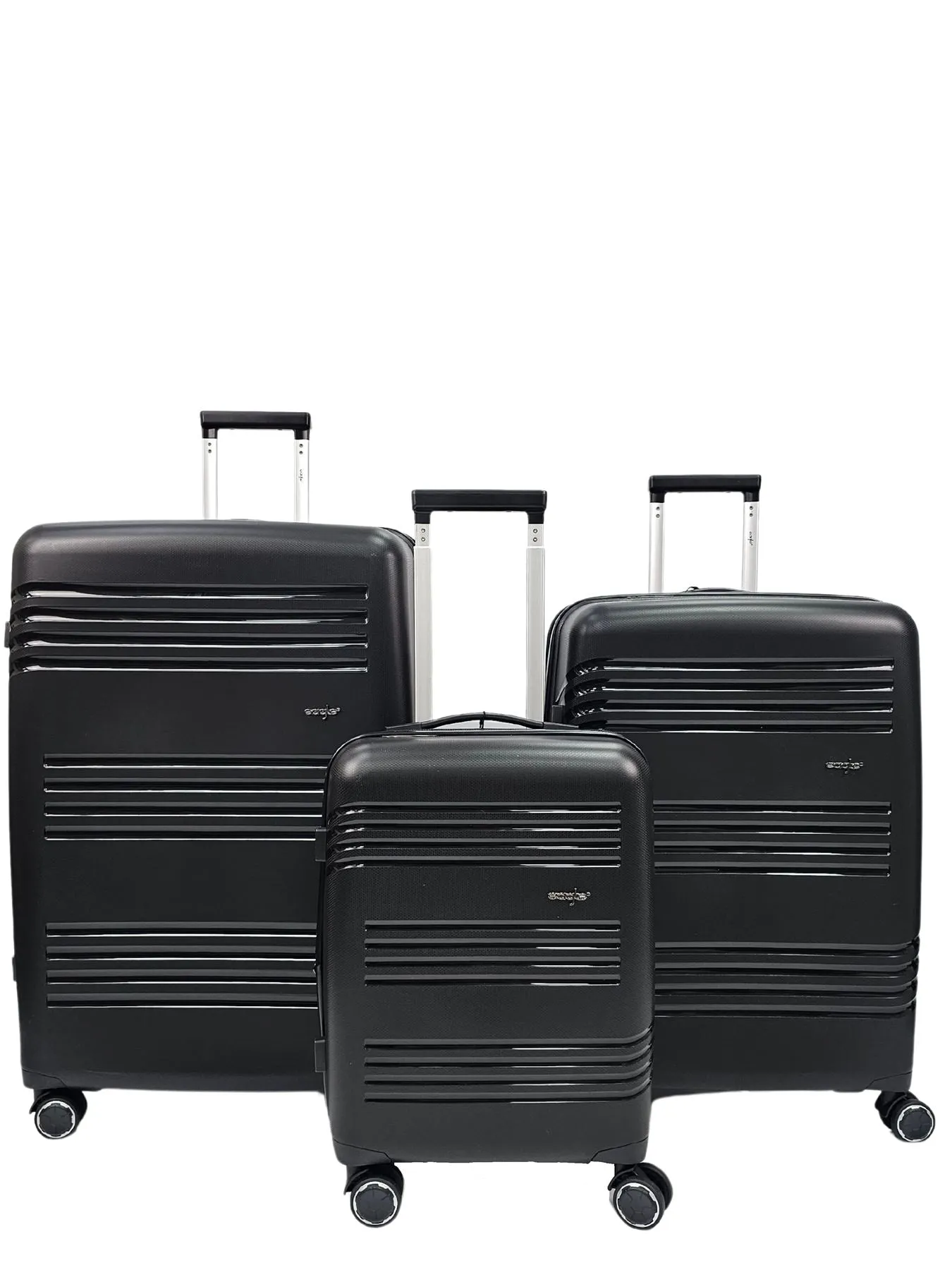 Luggage Suitcase Travel Bag Carry On Hand Cabin Check in Hard-Shell 4 Spinner Wheels Trolley Set