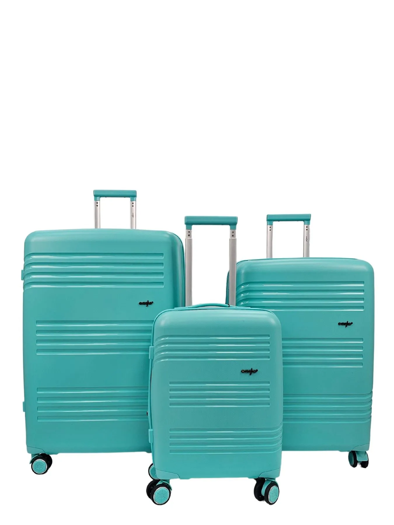 Luggage Suitcase Travel Bag Carry On Hand Cabin Check in Hard-Shell 4 Spinner Wheels Trolley Set