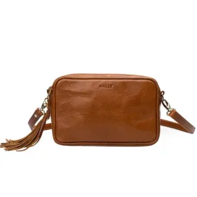 Mally Suzie Leather Sling Bag | Toffee