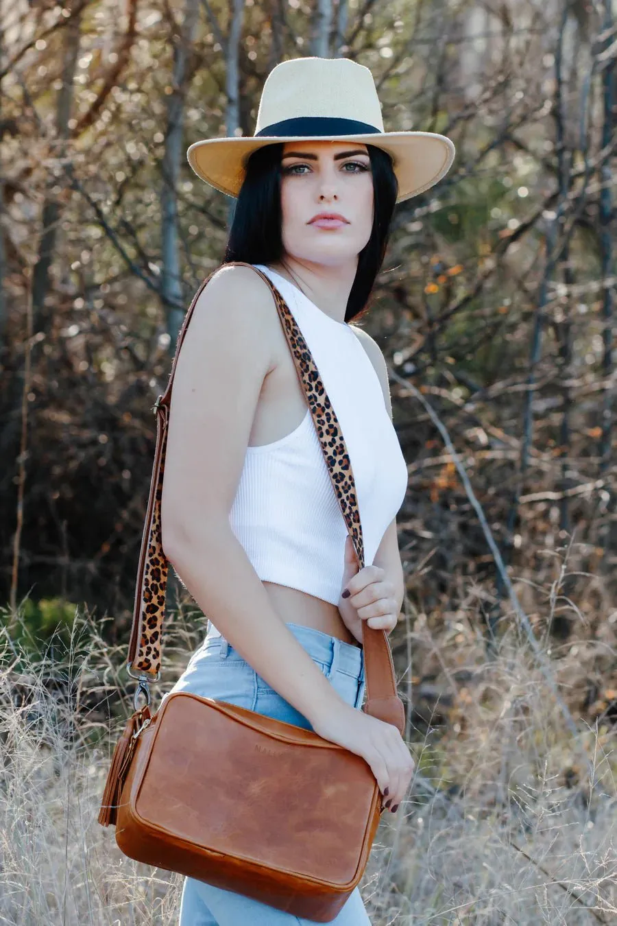 Mally Suzie Leather Sling Bag | Toffee