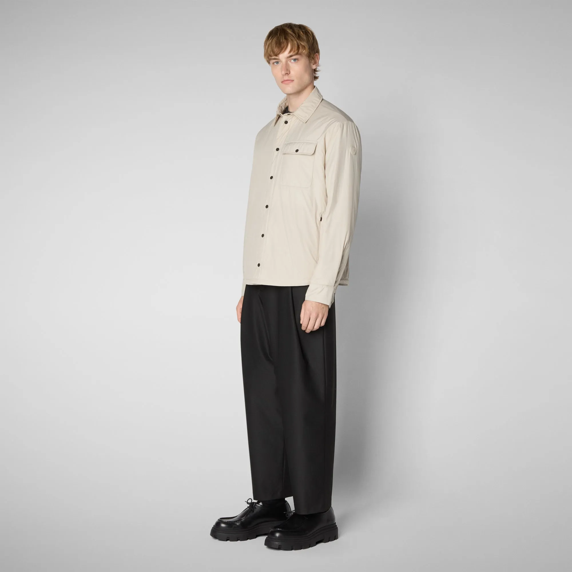 Man's jacket Stellan in rainy beige