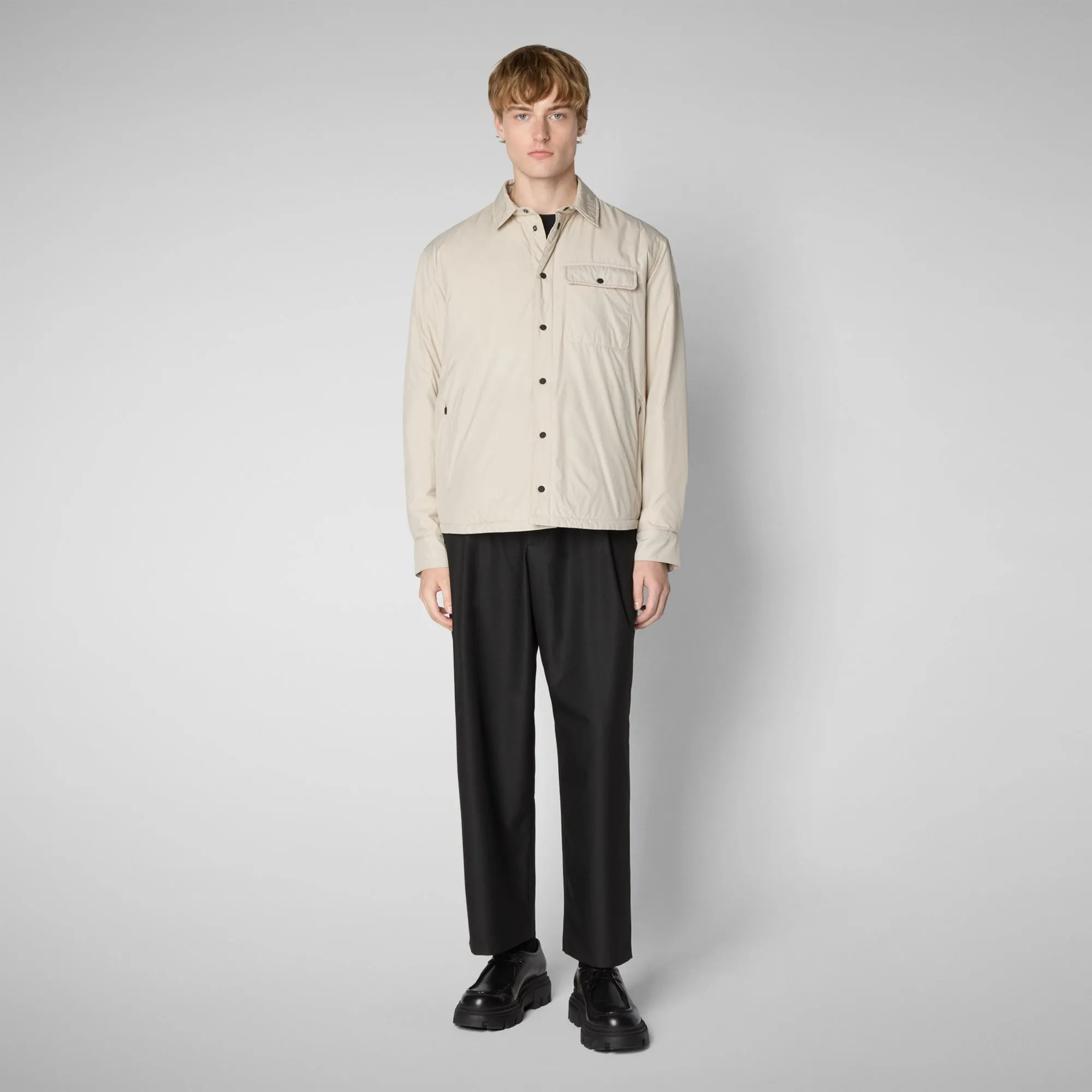 Man's jacket Stellan in rainy beige