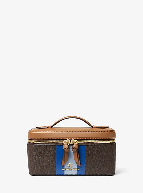 Medium Logo Stripe Trunk Travel Case