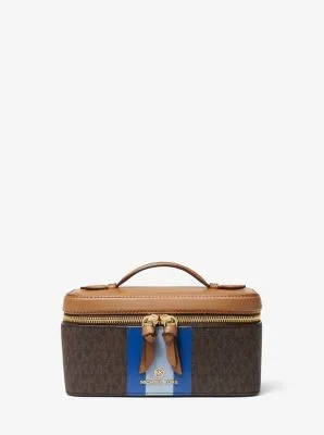 Medium Logo Stripe Trunk Travel Case