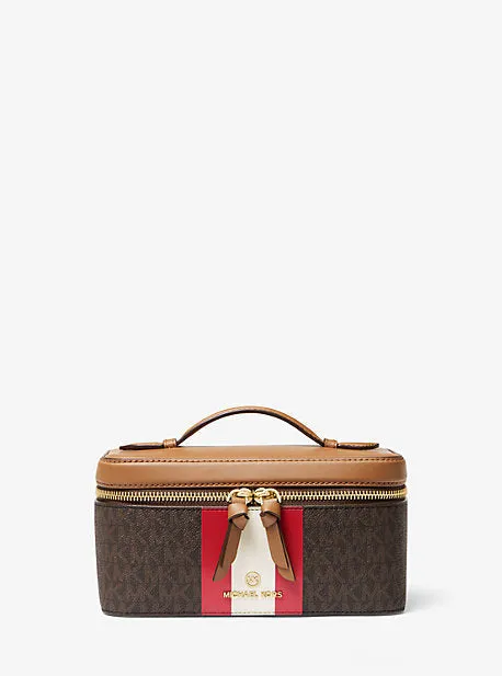 Medium Logo Stripe Trunk Travel Case