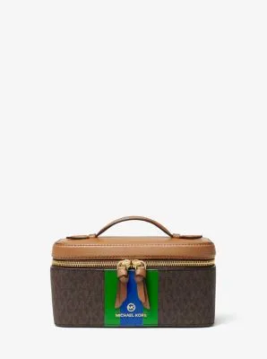 Medium Logo Stripe Trunk Travel Case