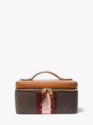 Medium Logo Stripe Trunk Travel Case