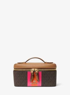 Medium Logo Stripe Trunk Travel Case