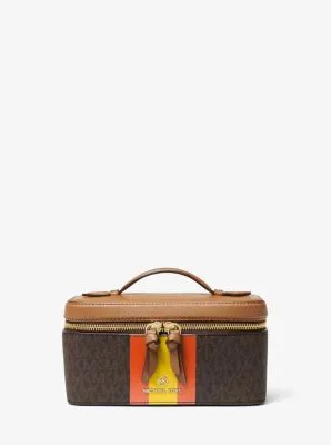 Medium Logo Stripe Trunk Travel Case