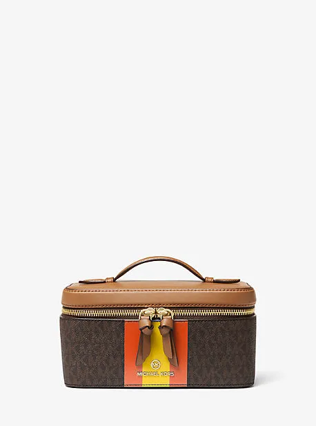 Medium Logo Stripe Trunk Travel Case