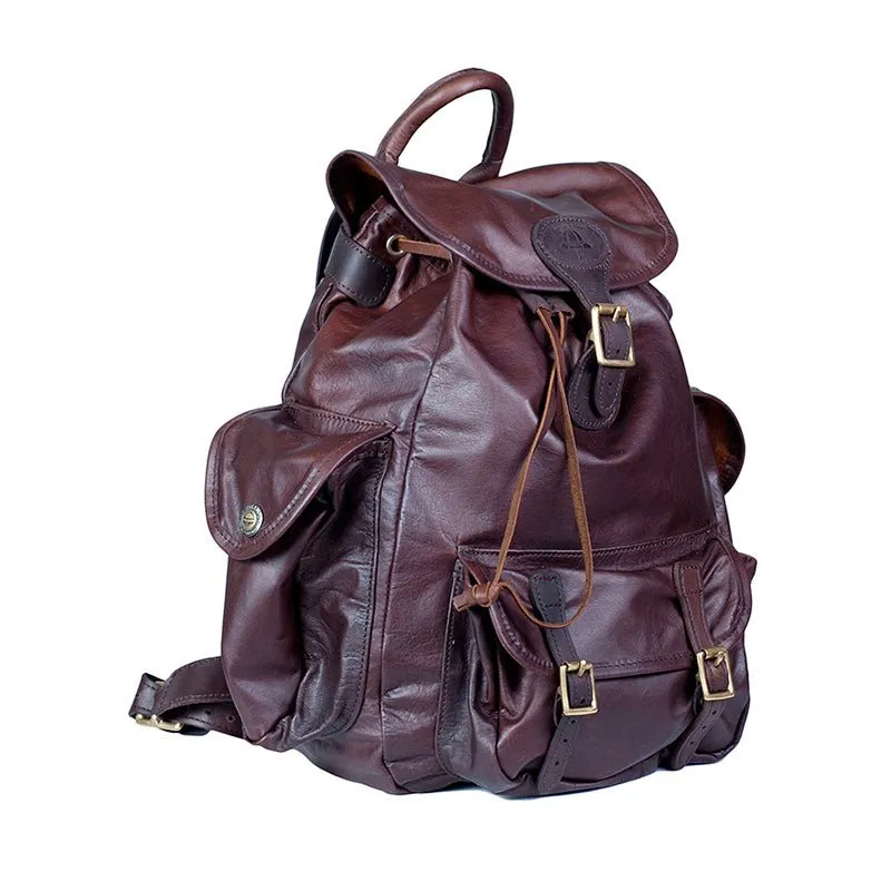 Melvill & Moon Leather Urban Rucksack | Brown