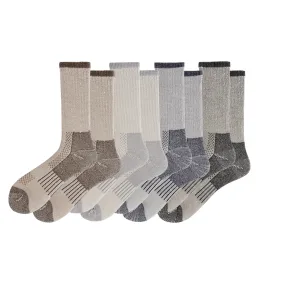 Men's Feet Free Running Stripes crew socks 4-packs