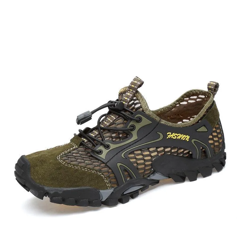 Men's Mesh Quick Dry Breathable Light Outdoor Hiking Water Shoes