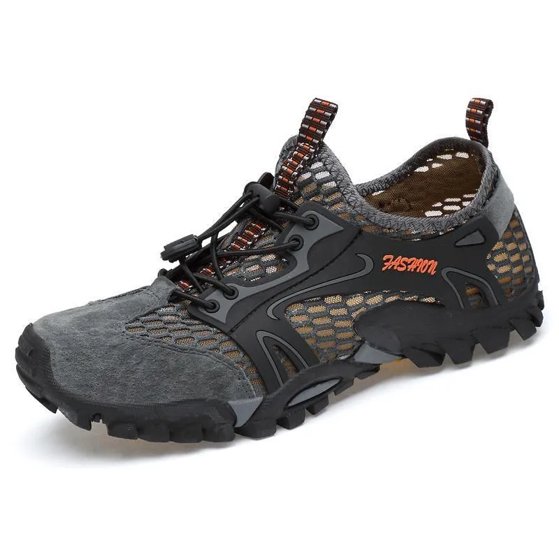 Men's Mesh Quick Dry Breathable Light Outdoor Hiking Water Shoes