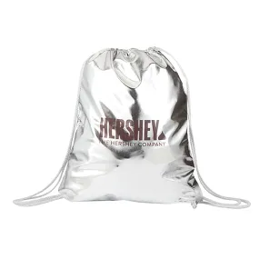 Metallic Drawstring Backpack