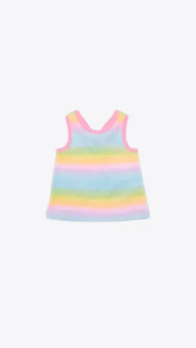 Multicolored Terry Tank Top