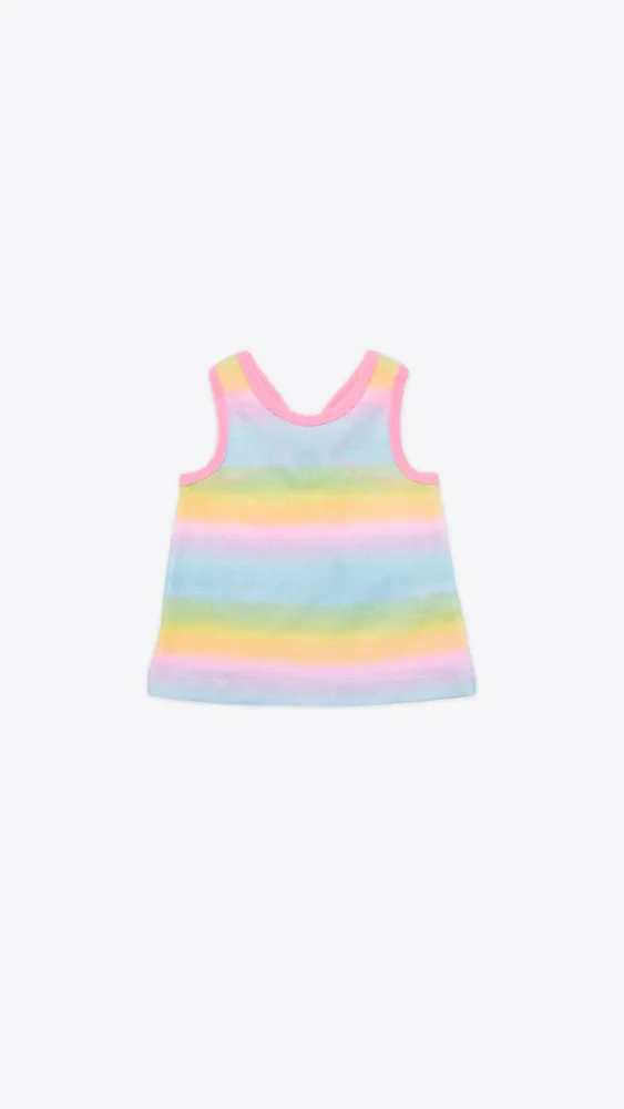 Multicolored Terry Tank Top