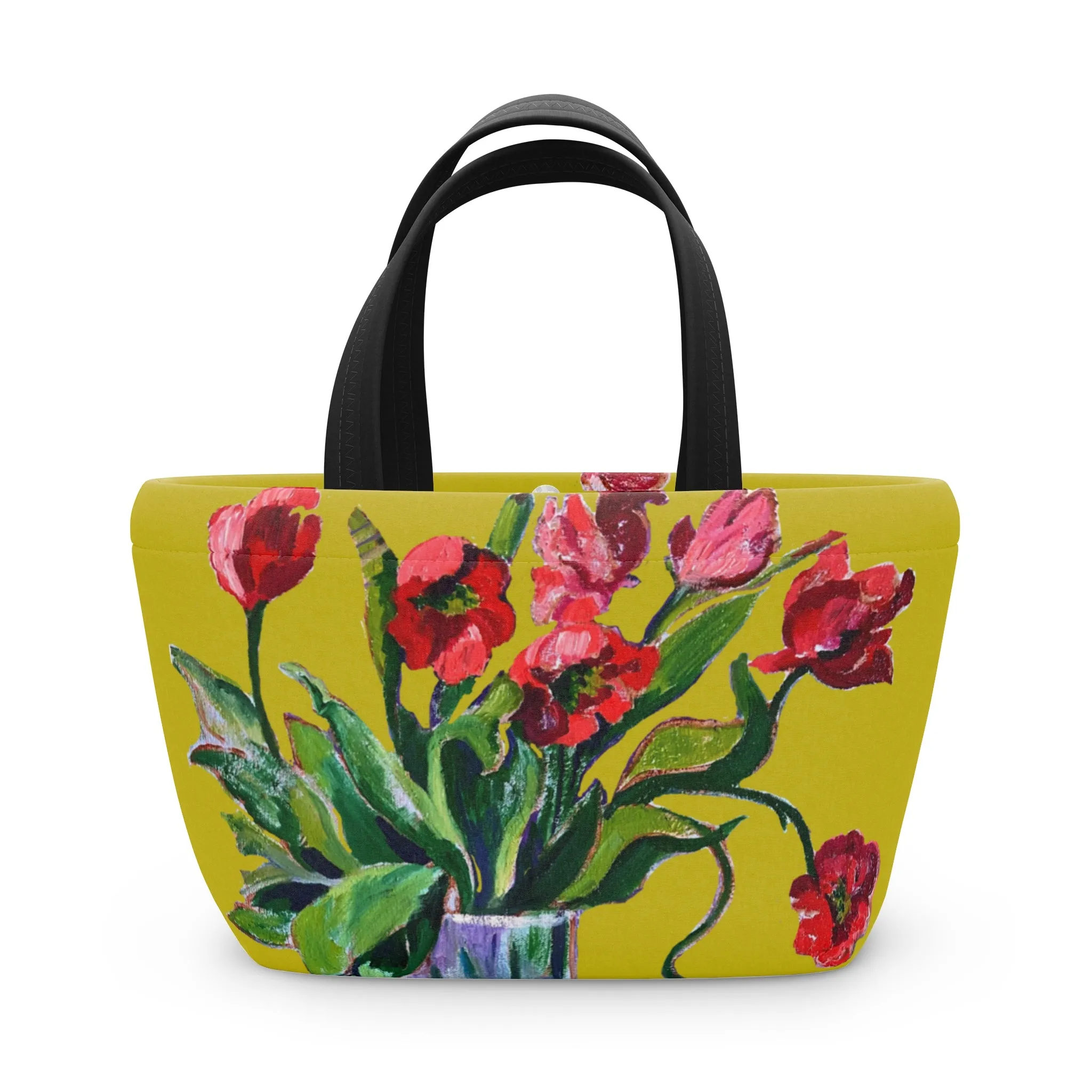 Neoprene Lunch Bag - Poppy Party