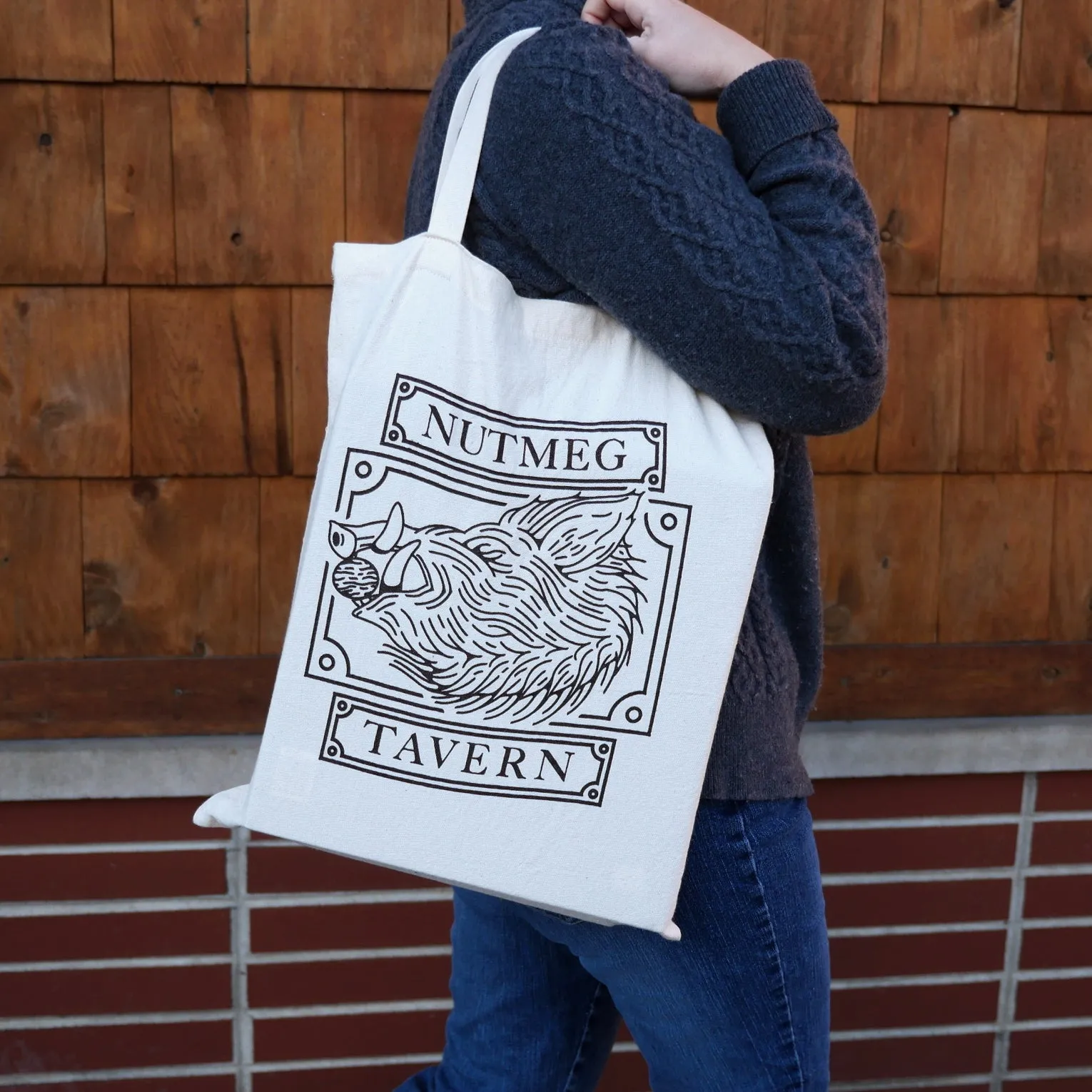 Nutmeg Tavern Tote Bag