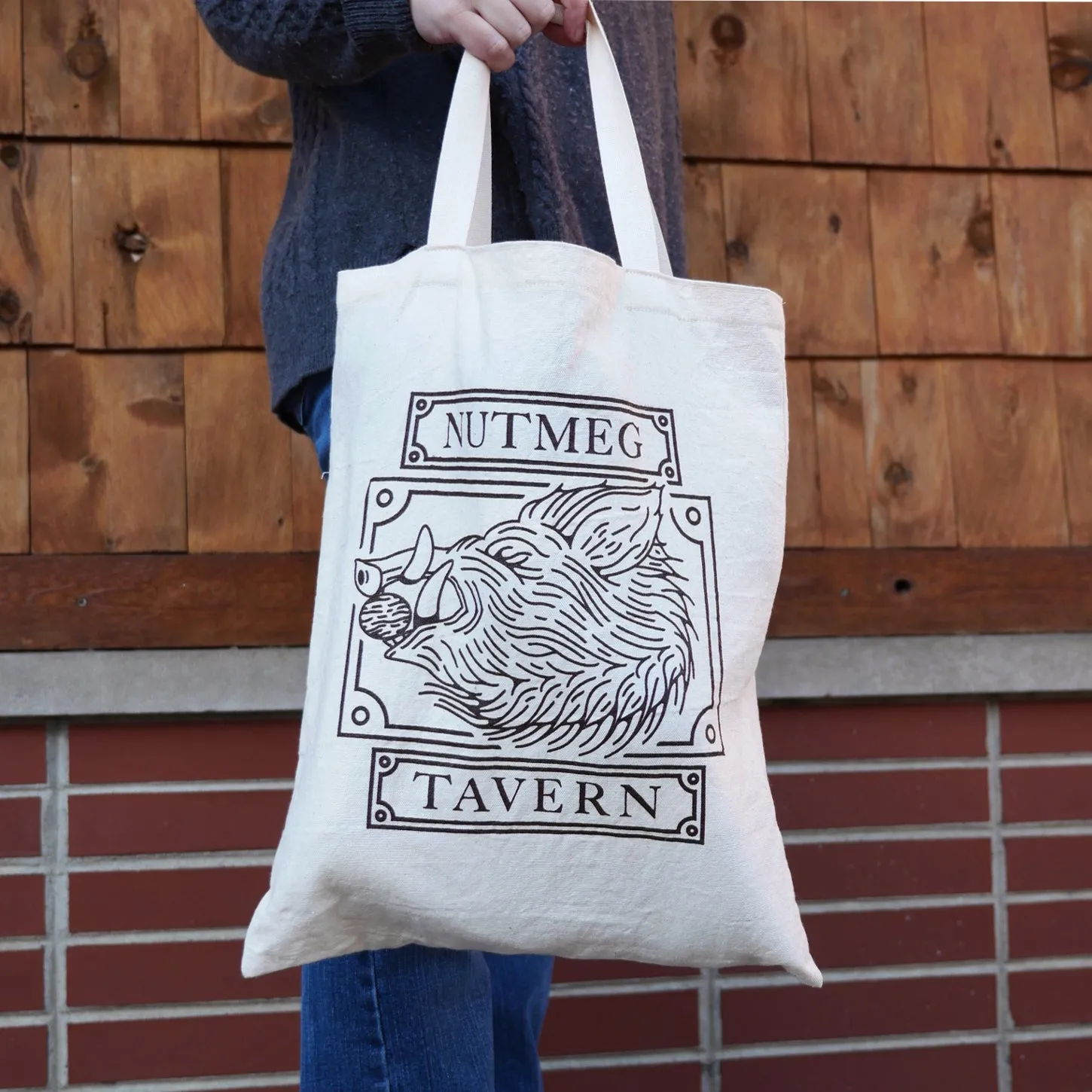 Nutmeg Tavern Tote Bag