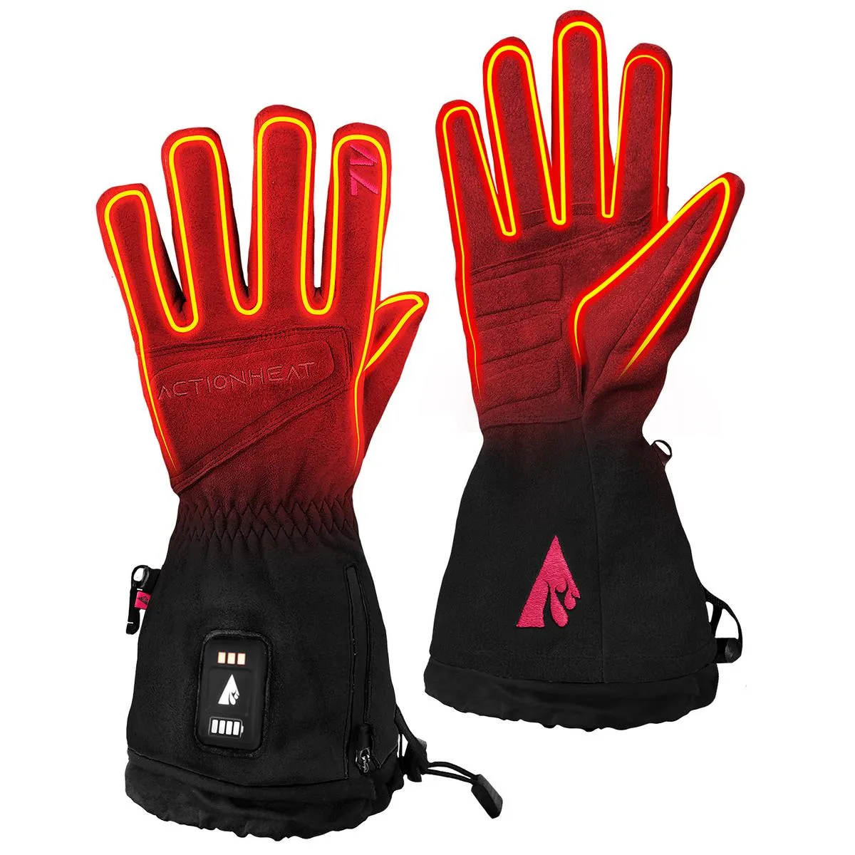 Open Box ActionHeat 7V Rugged Leather Heated Work Gloves