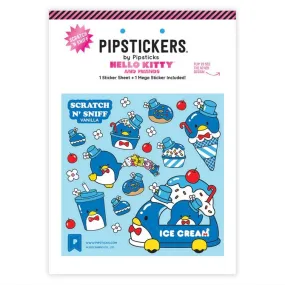 Pipsticks   Hello Kitty Tuxedosam Treat Trolley Scratch 'n Sniff Stickers