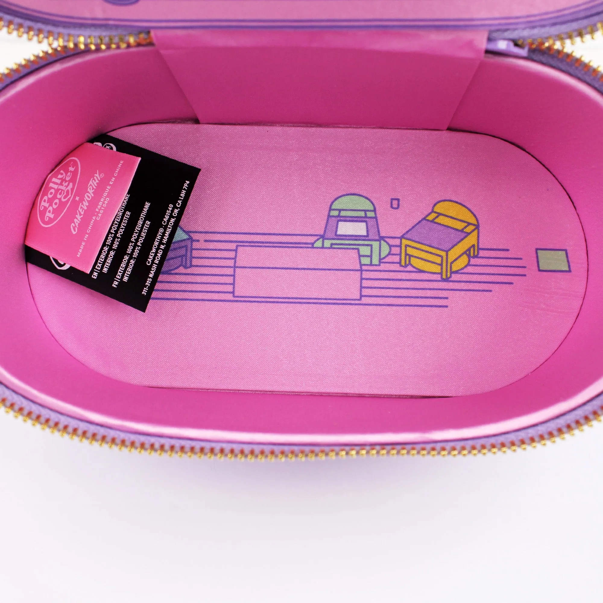 Polly Pocket Round Cosmetic Bag