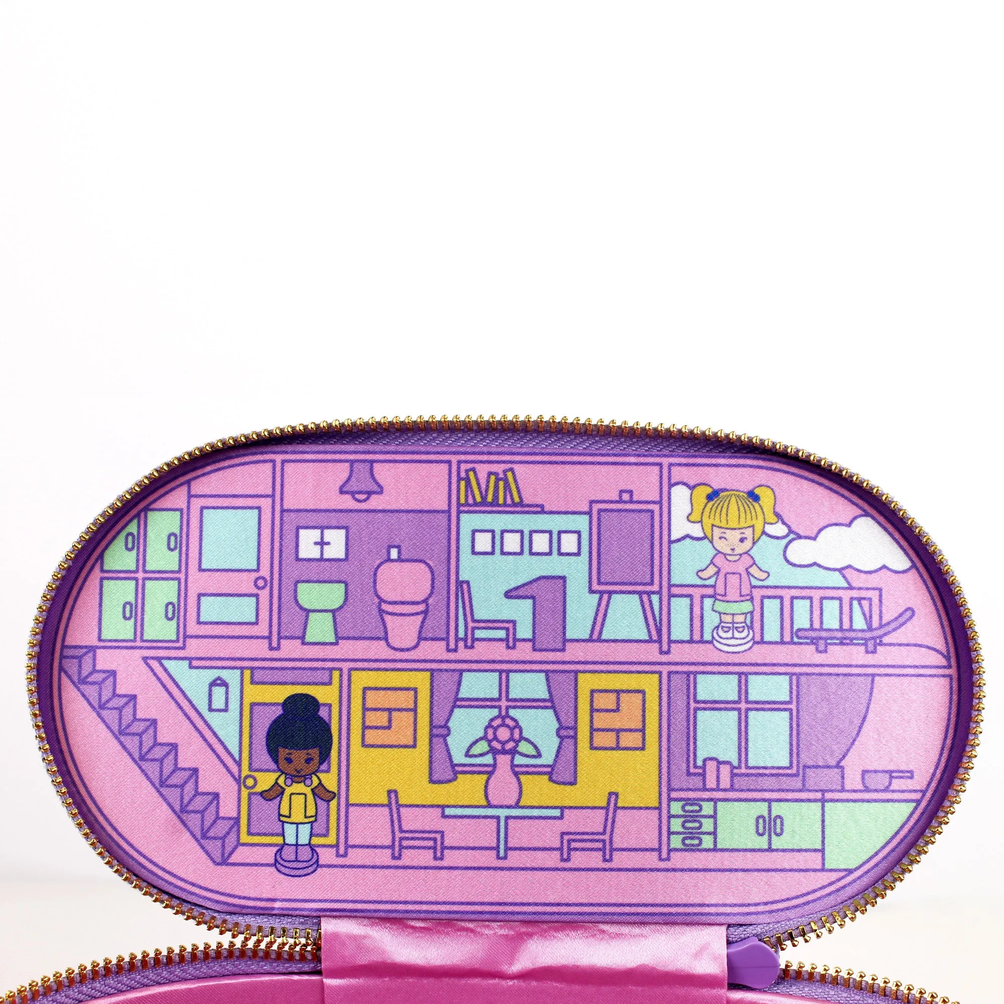 Polly Pocket Round Cosmetic Bag