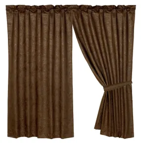 "Caldwell" Faux Tooled Leather Curtain