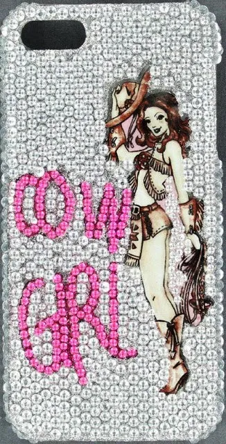 "Cowgirl"  iPhone 4 Hard Case Jacket by Blazing Roxx