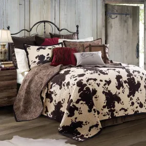 "Elsa" Cowhide Quilt Set