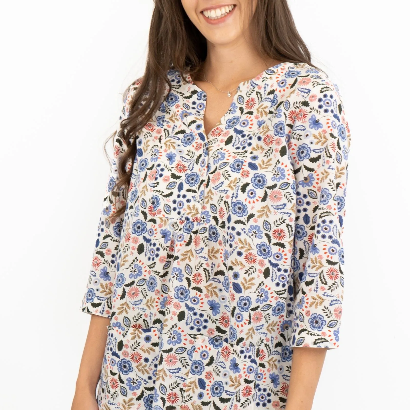 Seasalt Floral Womens Aventurier Cotton Tunic