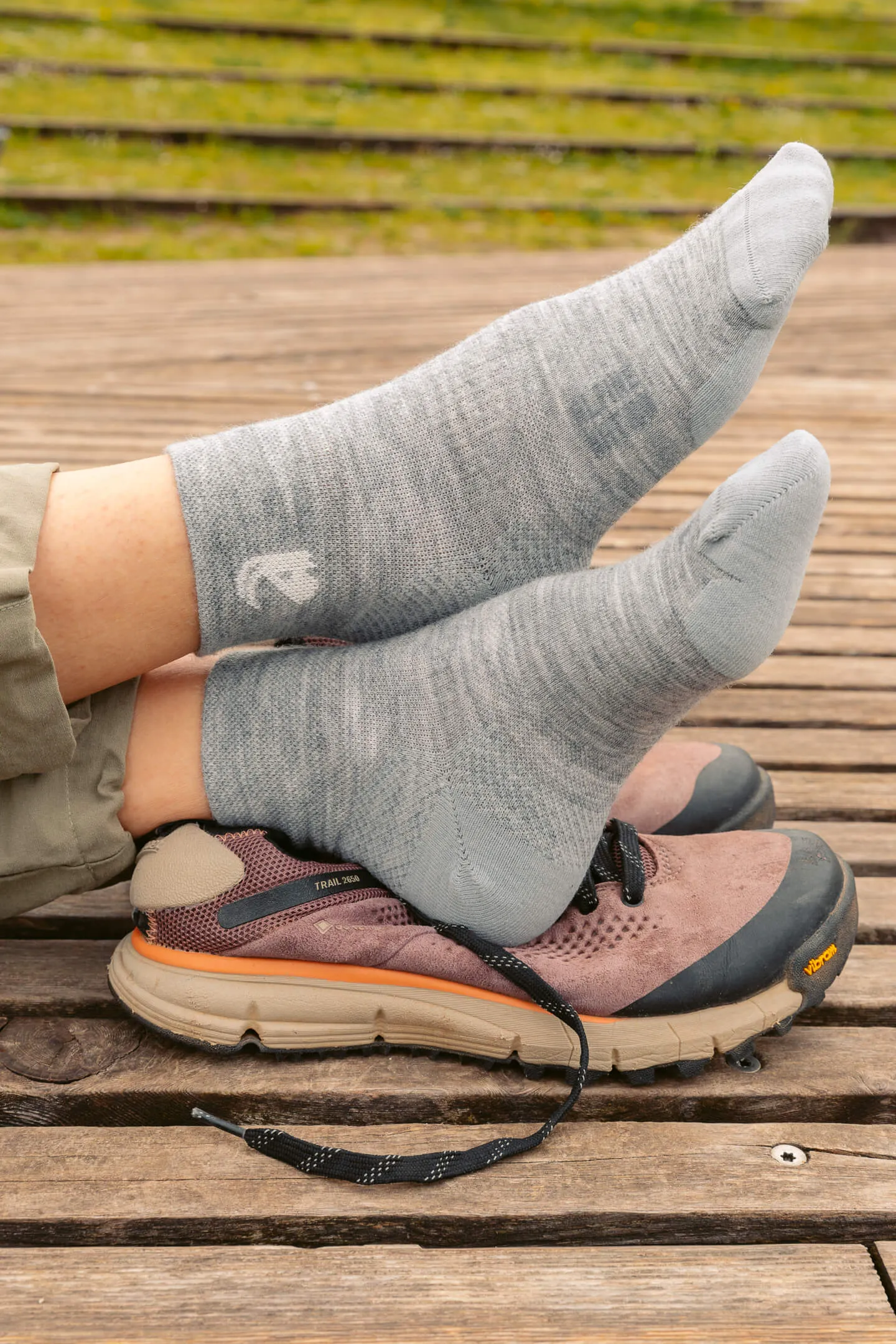 Seceda Light Merino Mid Crew Socks Sand